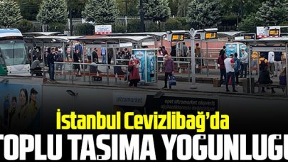 Yağış Cevizlibağ'da trafiği durdurdu, toplu taşımada yoğunluk oluşturdu