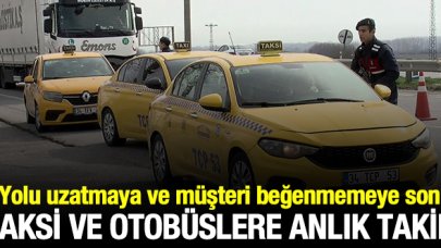 İstanbul'da taksi ve otobüslere anlık takip