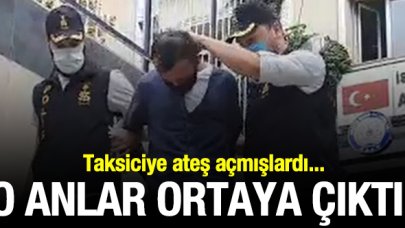 Taksiciye ateş açan şüğhelilerden bri yakaladı