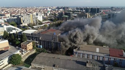 Bahçelievler'de fabrika yangını