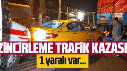 Bahçelievler'de trafik kazası: 1 yaralı