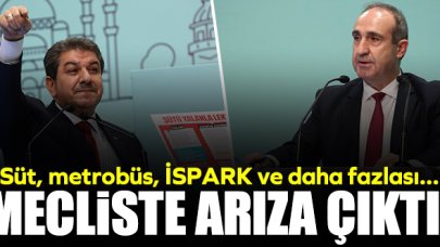 İBB Meclisi'nde arıza çıktı!