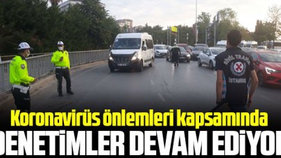 Üsküdar'da servis araçlarına denetimler sürüyor