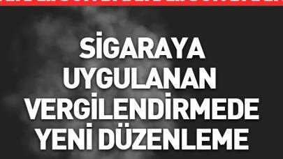 Sigara vergilendirmesinde değişiklik