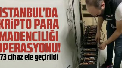 İstanbul'da kripto para madenciliği operasyonu: 72 cihaz ele geçirildi