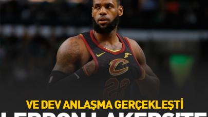 Lebron James Los Angeles Lakers ile 154 milyon dolara anlaştı