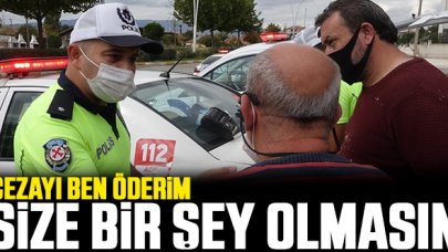 Çorum'da trafik denetiminde kuralları ihlal edenlere para cezası kesildi