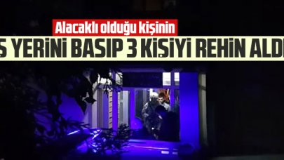 Esenyurt'ta alacağı olduğu iş yerini bastı; 3 kişiyi rehin aldı