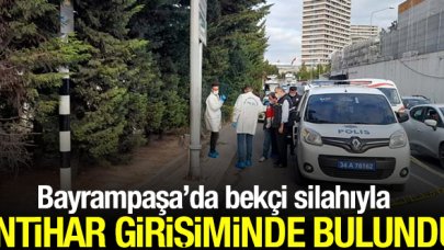 Bayrampaşa'da bekçi intihar girişiminde bulundu