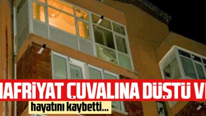 Hafriyat çuvalına düşen 8 yaşındaki çocuk hayatını kaybetti