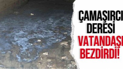 Çamaşırcı Deresi vatandaşı bezdirdi