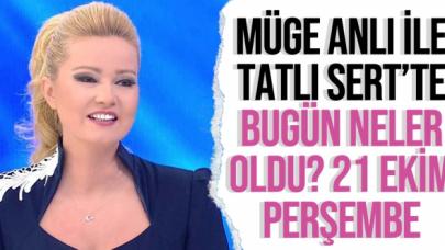 Müge Anlı ile Tatlı Sert 21 Ekim Perşembe izle | ATV canlı yayın, Youtube ve tekrar izle