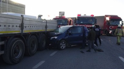 Silivri'de 3 ayrı trafik kazasında 2 kişi yaralandı