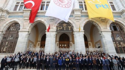 Abdulhamid'in tuğrası yeniden PTT binasında