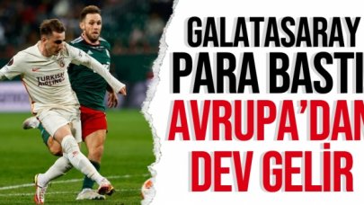 Galatasaray Avrupa'da para basıyor