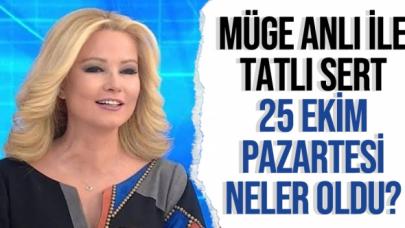 Müge Anlı ile Tatlı Sert 25 Ekim Pazartesi canlı yayın ATV izle | Müge Anlı Youtube ve tekrar izle