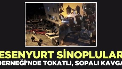 Esenyurt Sinoplular Derneği'nde tokat ve sopalı kavga!