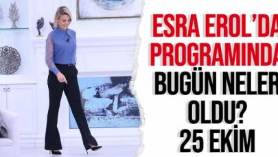 Esra Erol'da 25 Ekim Pazartesi tek parça tekrar yayın izle | Bugün neler oldu?