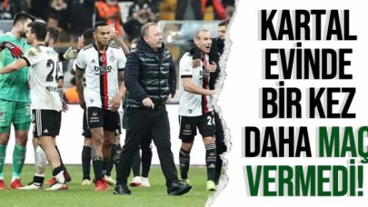 Beşiktaşe evinde yine yenilmedi!