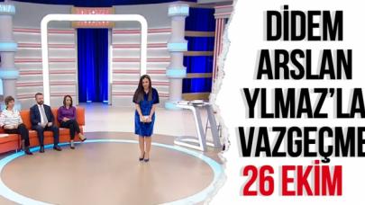 Didem Arslan Yılmaz'la Vazgeçme 26 Ekim Salı 285. bölüm SHOW TV Youtube Canlı İzle