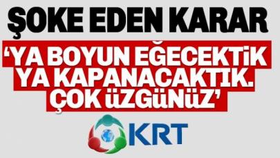 KRT TV yayın hayatına son verdi! Ne zaman kapanacak?