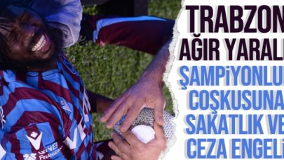 Trabzonspor ağır yaralı! Sakatlık ve ceza...