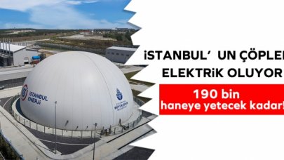 İstanbul'un çöpleri elektrik oluyor