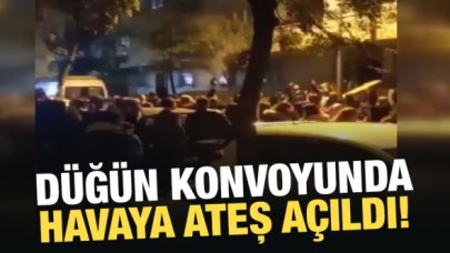 Güngören'de düğün konvoyunda havaya rastgele ateş açıldı