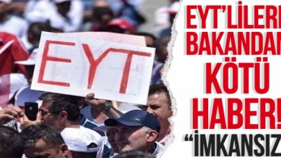 Bakan Vedat Bilgin'den EYT'lilere kötü haber: Mümkün değil!