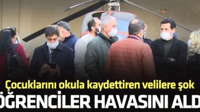 Öğrenciler hava aldı!