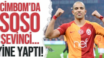 Galatasaray'da Sofiane Feghouli sevinci! Yine yaptı...