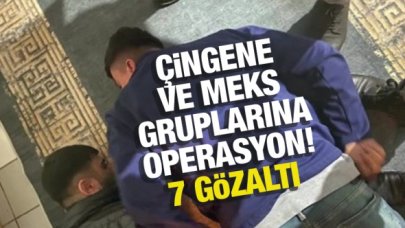 'Çingene' ve 'Meks' gruplarına operasyon