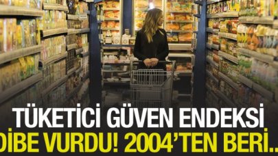 Tüketici güven endeksi dibe vurdu! 2004'ten bu yana en düşük seviye...