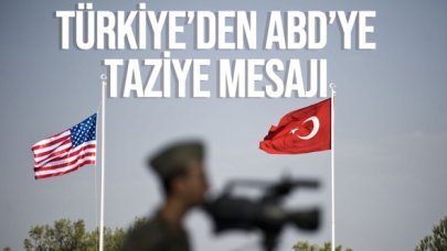 Türkiye'den ABD'ye taziye mesajı