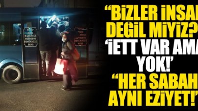 Esenyurt'ta toplu ulaşım çilesi! Dolmuşlar yetersiz, İETT'nin seferi az: Bizler insan değil miyiz?