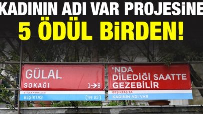 ‘Beşiktaş’ta Kadının Adı Var’ projesine 5 ödül