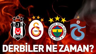 2018-2019 sezonu derbiler ne zaman oynanacak? Fenerbahçe - Galatasaray derbisi kaçıncı haftada