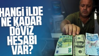 Altın fiyatlarındaki yükselişi sadece üç il yakalayabildi: Hangi ilde ne kadar döviz hesabı var?