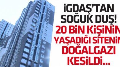 İGDAŞ'tan soğuk duş! Esenyurt'taki 20 bin nüfuslu sitenin doğalgazı kesildi