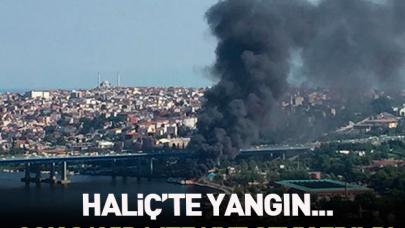 Haliç'te yangın!