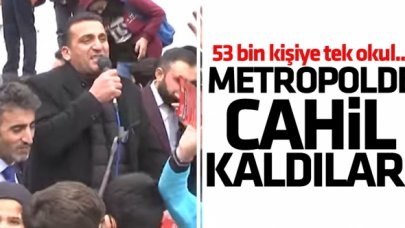 Metropolde cahil kaldılar: 53 bin kişiye tek okul!