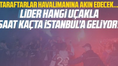 Trabzonspor saat kaçta ve hangi uçakla İstanbul'a geliyor? Canlı takip