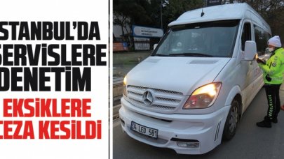 İstanbul'da okul servis araçları denetlendi