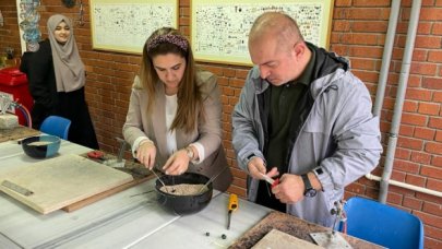 Beykoz İngilizlere sanat dersi verdi