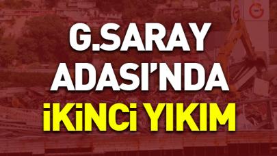 Galatasaray Adası'nda bu sabah ikinci yıkım başladı