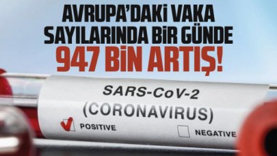 Avrupa'daki günlük vaka sayılarında büyük artış var: 947 bin!