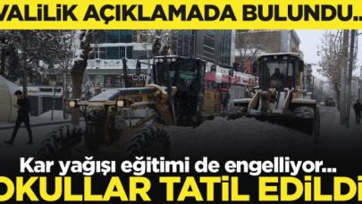 18 Ocak 2022 Salı Van'da yarın (bugün) okullar tatil mi? (Özalp, Saray ve Gevaş)