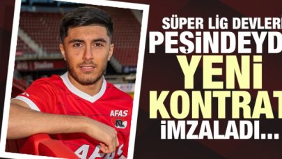 Yusuf Barası AZ Alkmaar ile sözleşme yeniledi