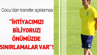 Cocu: "Transfer için çok çalışıyoruz"