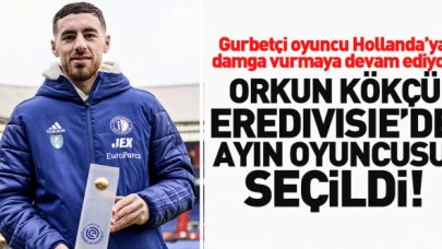 Orkun Kökçü Eredivisie'de ayın futbolcusu seçildi